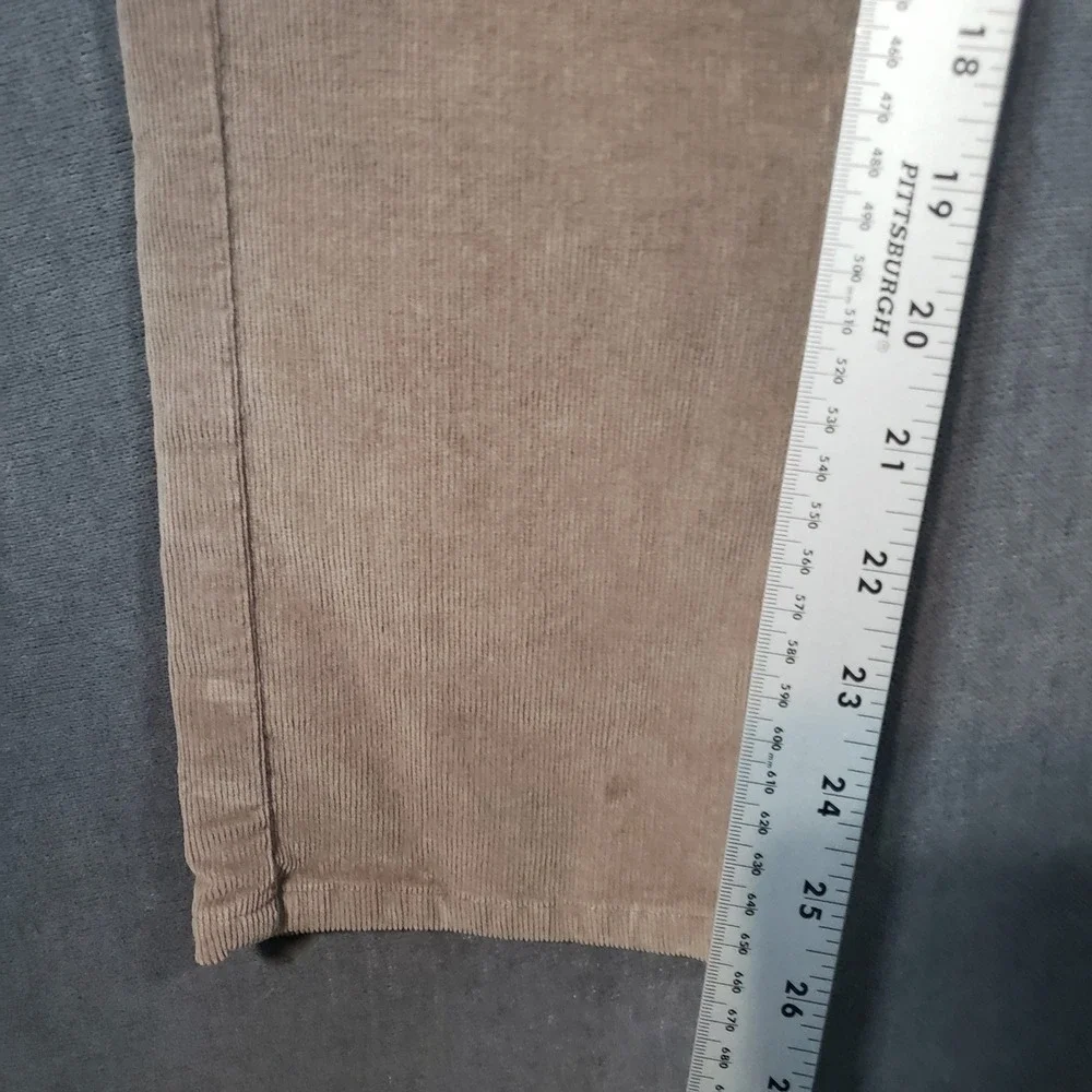 JAG Ruby Straight Pants Womens 4/32 Tan Corduroy Stretch Mid Rise J2868COR627